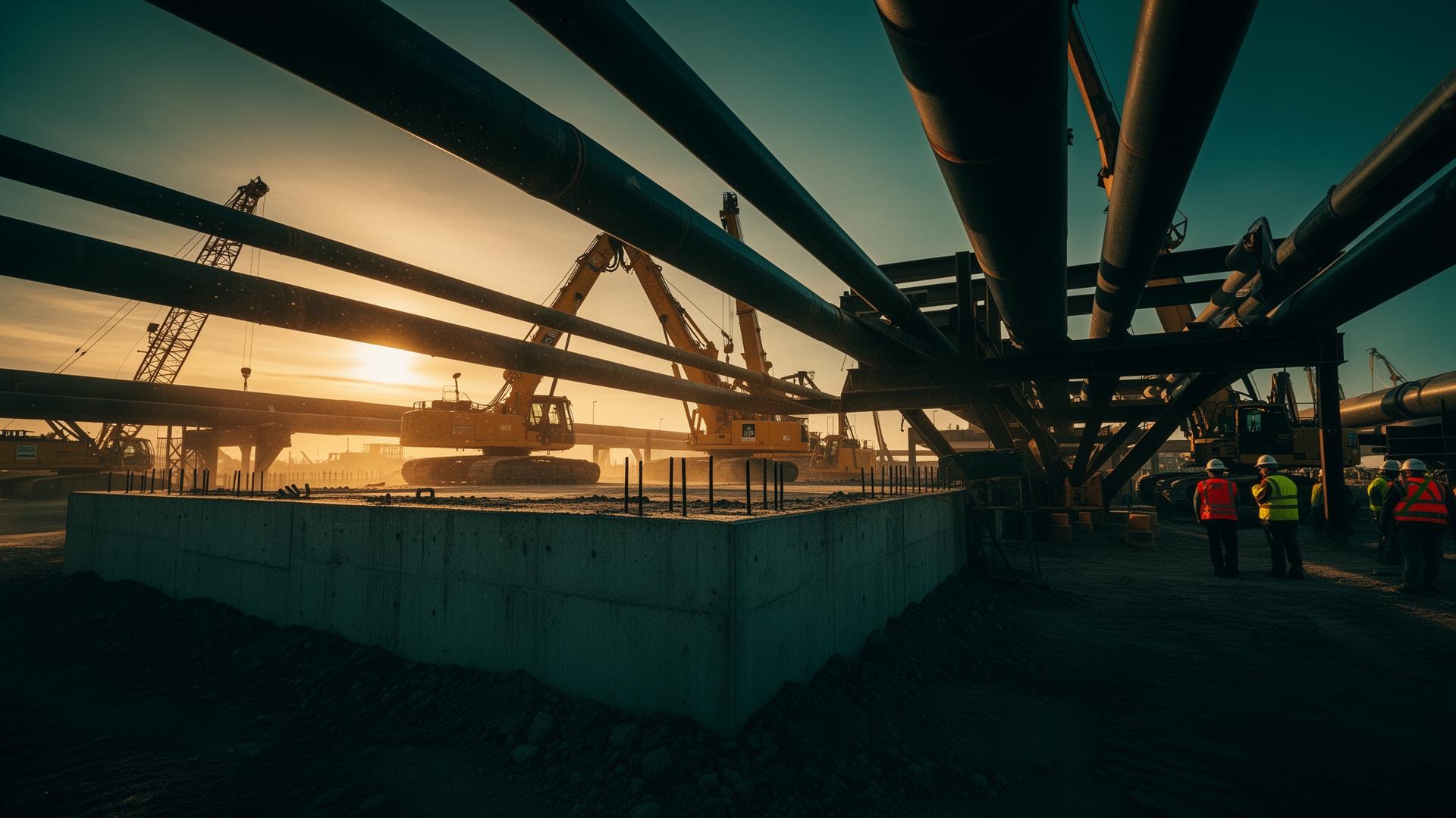Sitio de construcción industrial Moracanelli